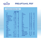 APTAMIL Preaptamil PDF  - Alimento a fini medici speciali in Polvere 400g