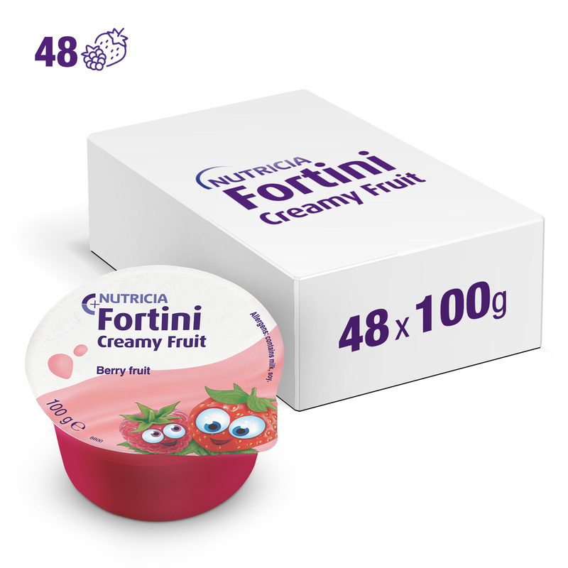 FORTINI CREAMY FRUIT Frutti Rossi 48x100g