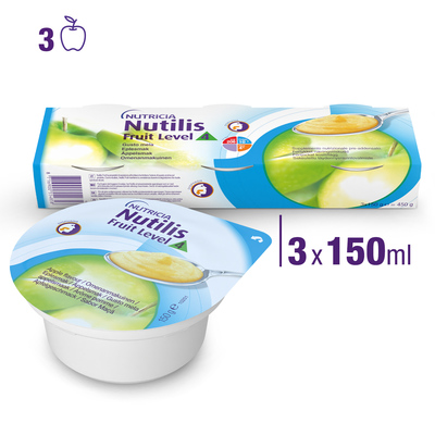 NUTILIS FRUIT LEVEL 4 Mela 3x150g